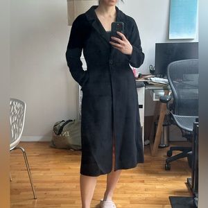 Black maxi coat